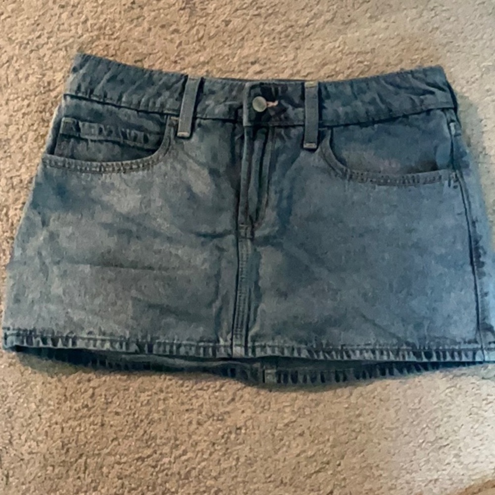 Hollister Blue Casual Mini Skirt
